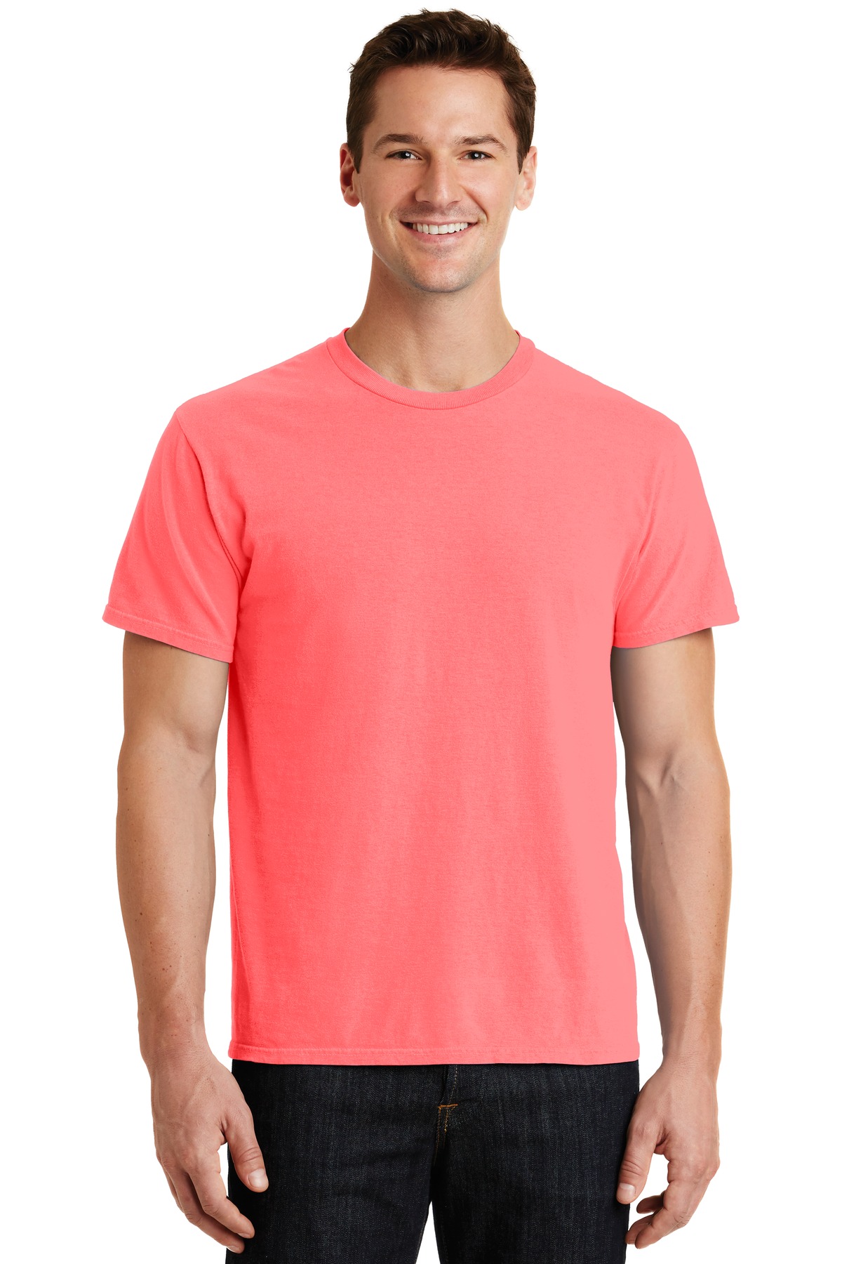 Neon Coral Pink Blank