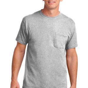Port & Company® Core Cotton Pocket Tee