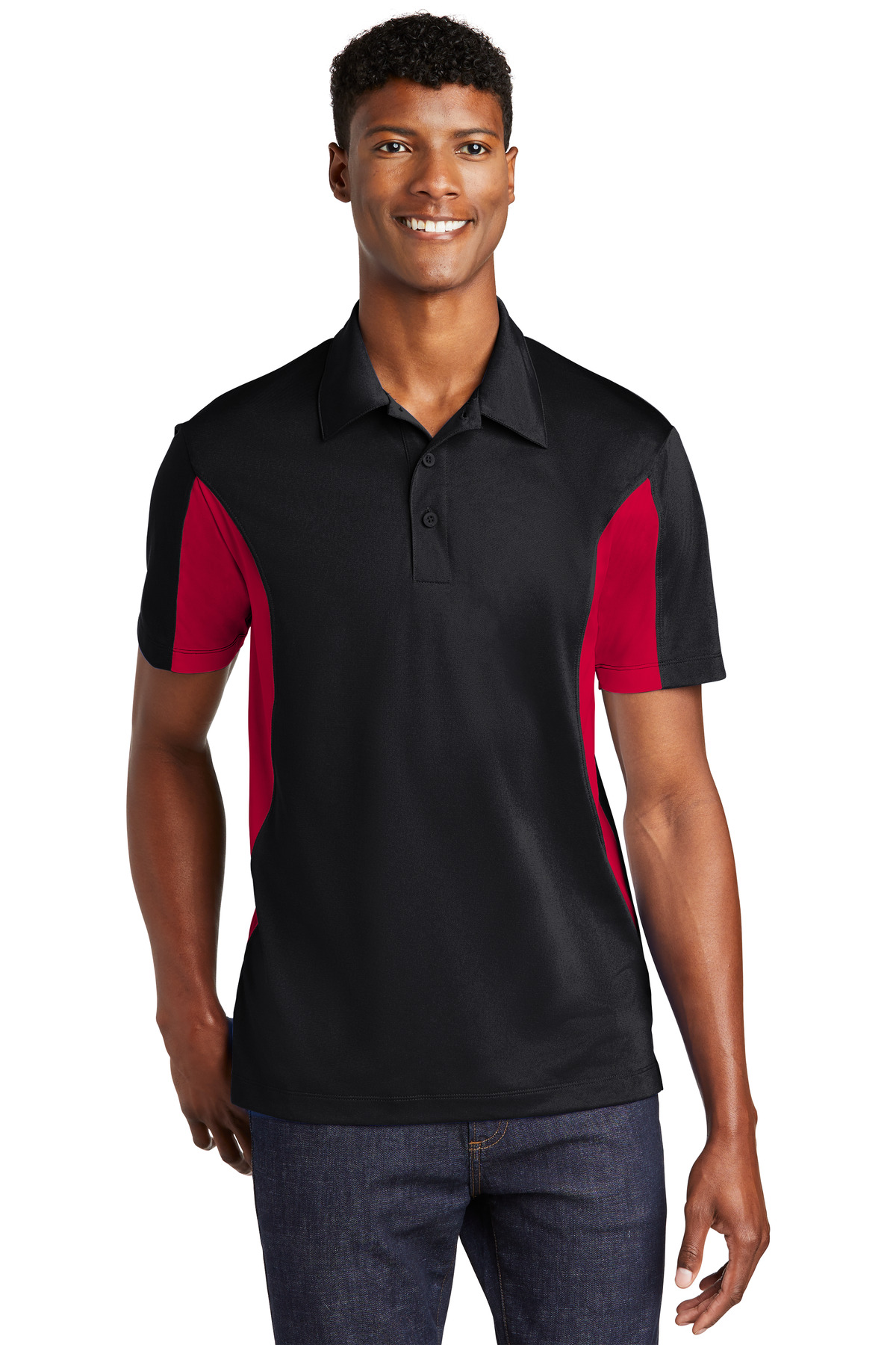 Black/Deep Red Blank