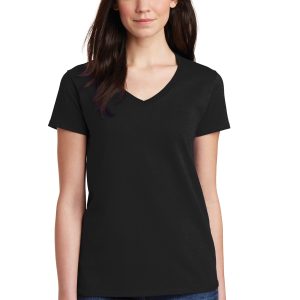 Gildan® Ladies' Heavy Cotton™ 100% Cotton V-Neck T-Shirt