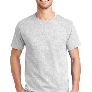 Hanes® Men's Authentic 100% Cotton T-Shirt w/Pocket