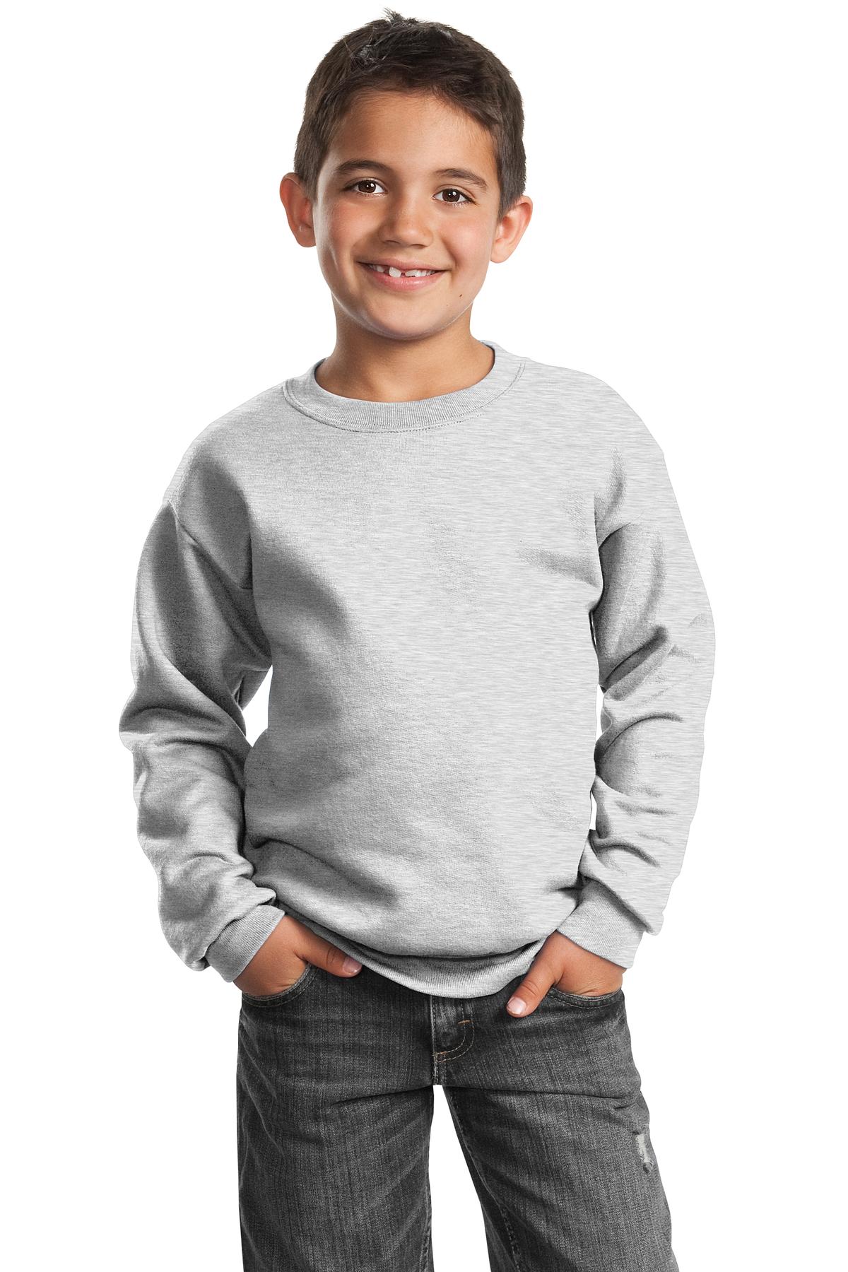 Port & Company® Youth Core Fleece Crewneck Sweatshirt