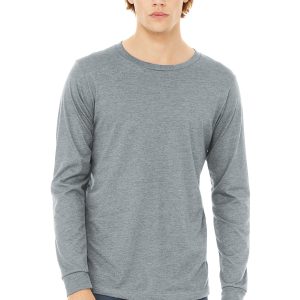 Bella+Canvas® Unisex Heather CVC Long Sleeve Tee
