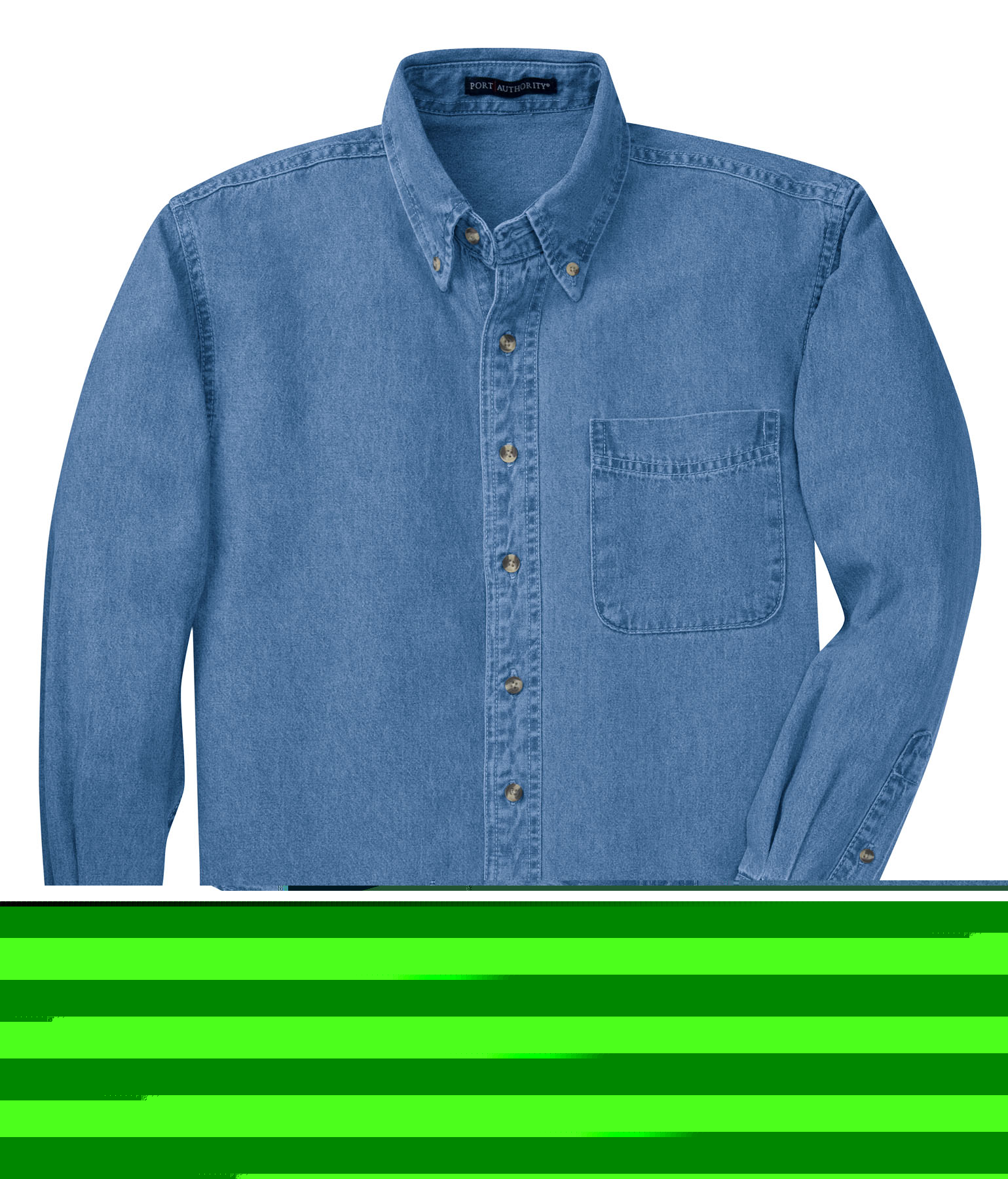 Port Authority® Classic Long Sleeve Denim Shirt