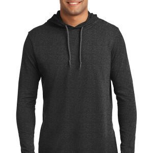 Anvil® Men's 100% Combed Ring Spun Cotton Long Sleeve Hooded T-Shirt