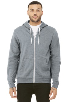 Bella+Canvas® Unisex Sponge Fleece Full-Zip Hoodie