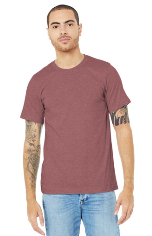 Bella+Canvas® Unisex Heather CVC Short Sleeve Tee