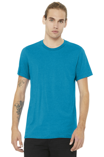 Heather Aqua Blue Blank