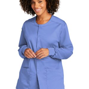 WonderWink® Unisex WorkFlex™ Snap-Front Scrub Jacket