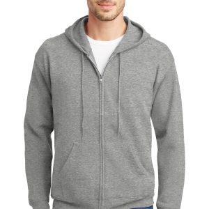 Hanes® Men's EcoSmart® Full-Zip Hooded Sweatshirt