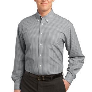 Port Authority® Plaid Pattern Easy Care Shirt