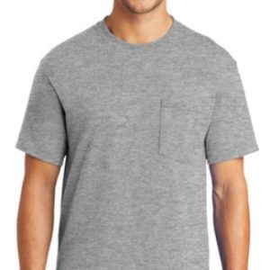Port & Company® Men's Tall Core Blend Pocket T-Shirt