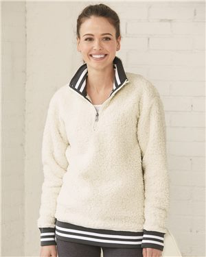 Boxercraft Varsity Sherpa Quarter-Zip Pullover