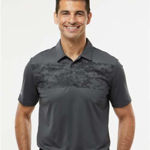Adidas® Camo Chest Print Polo