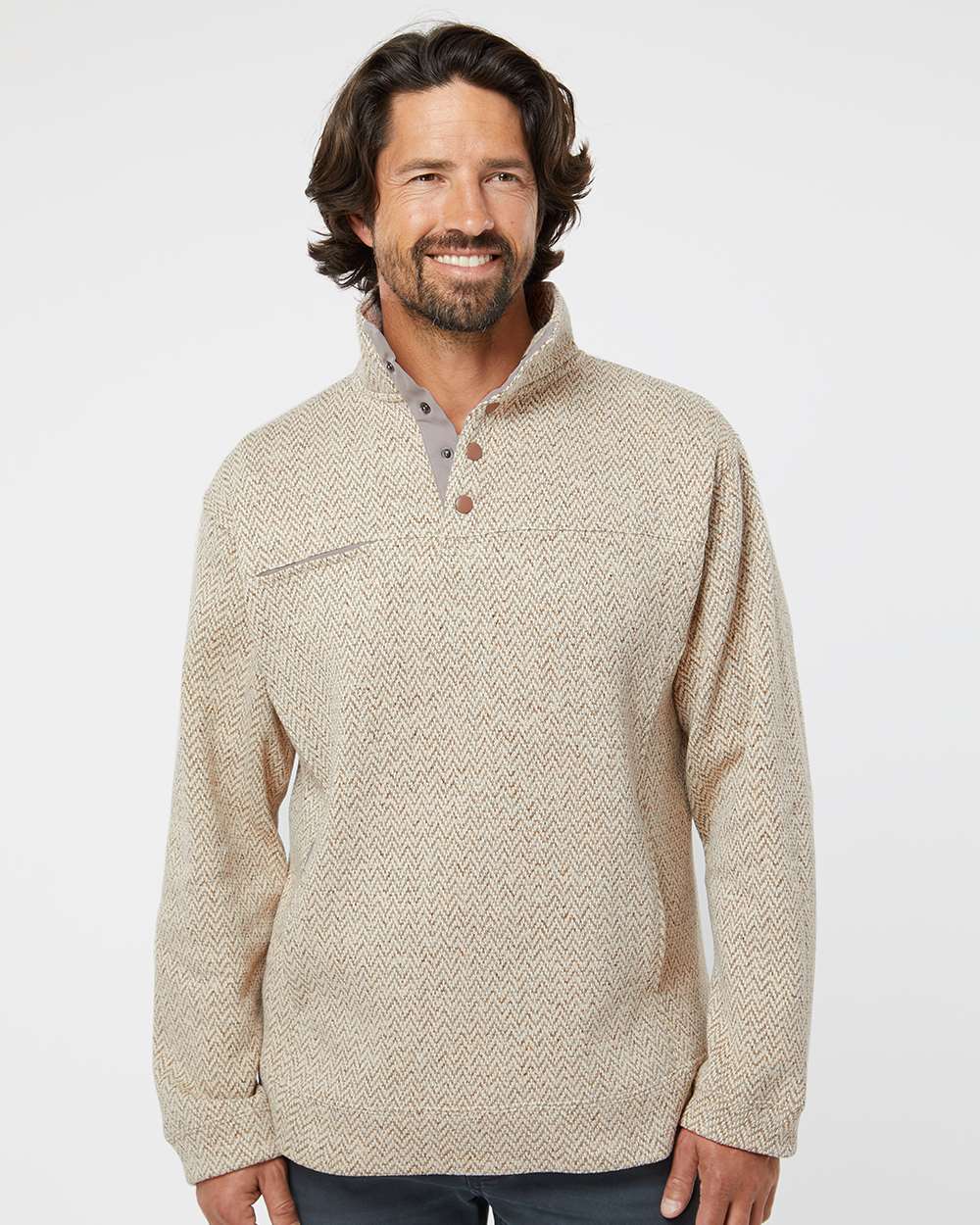 J. America Traverse Snap Pullover Sweatshirt