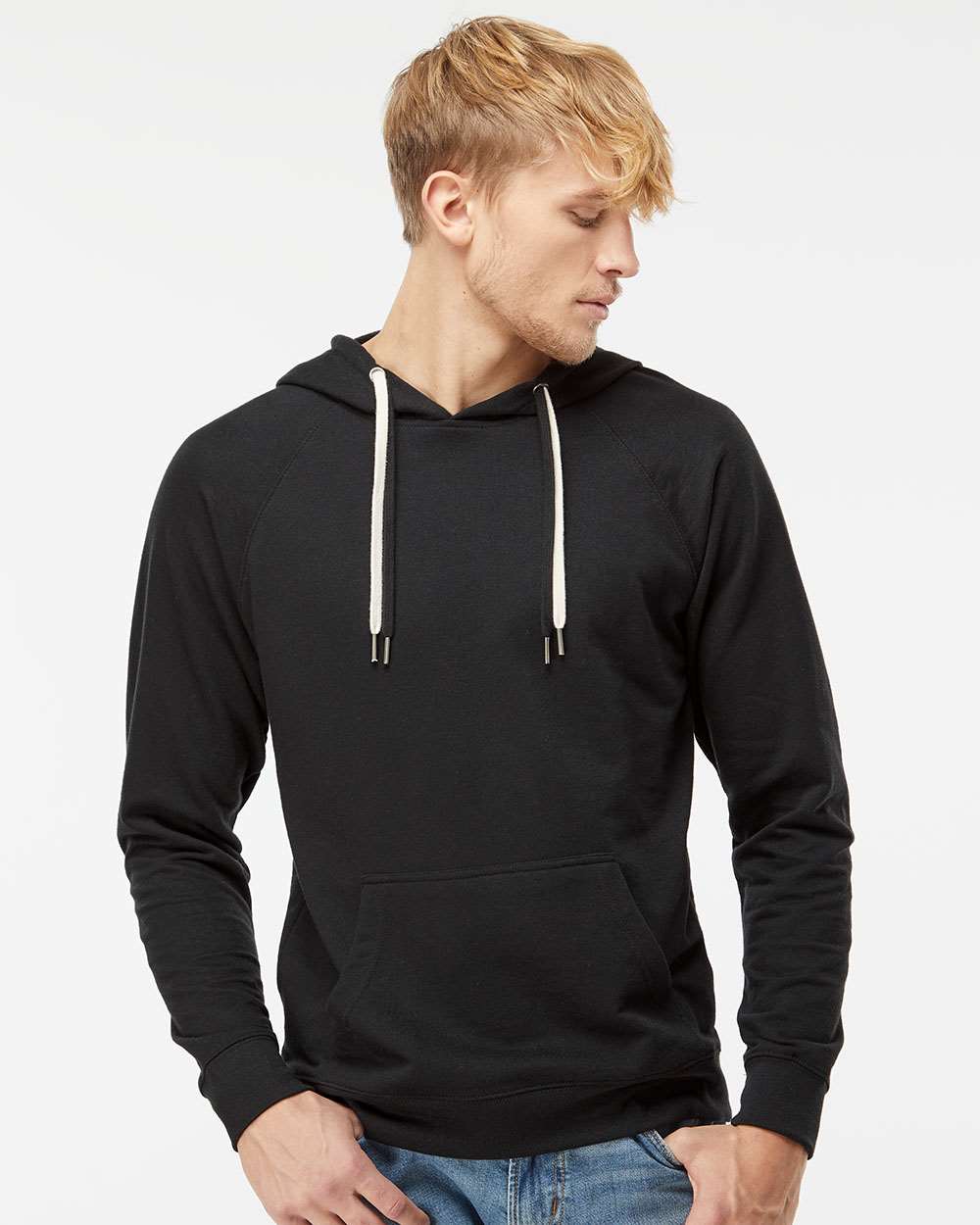 Independent Trading Co - Icon Unisex Lightweight Loopback Terry Hooded Sweatshirt