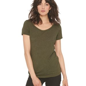 Next Level Women's Triblend Short Sleeve Scoop Neck T-Shirt