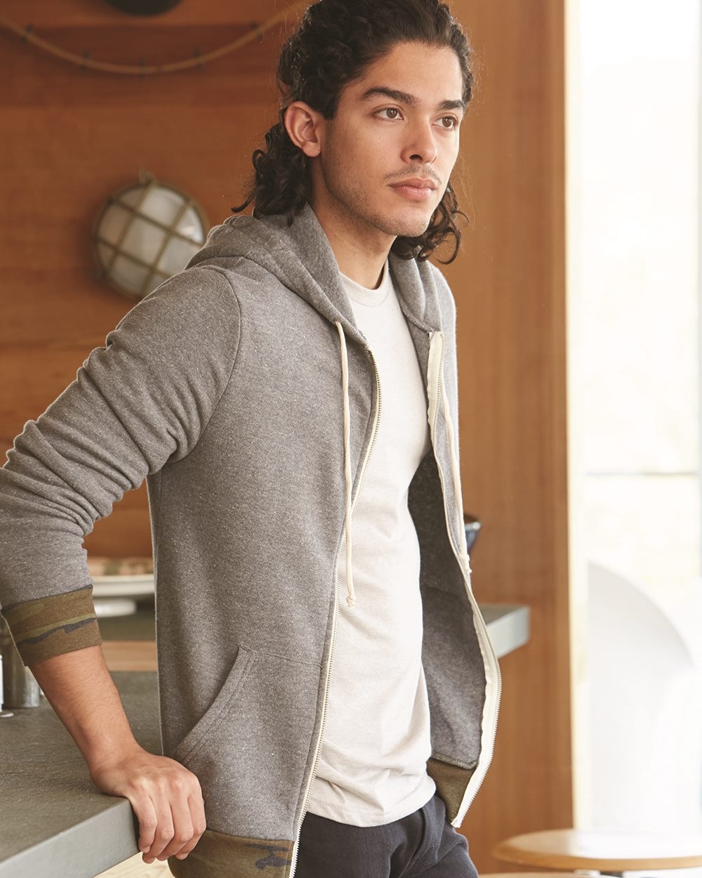 Alternative® Rocky Eco-Fleece™ Full-Zip Hooded Sweatshirt