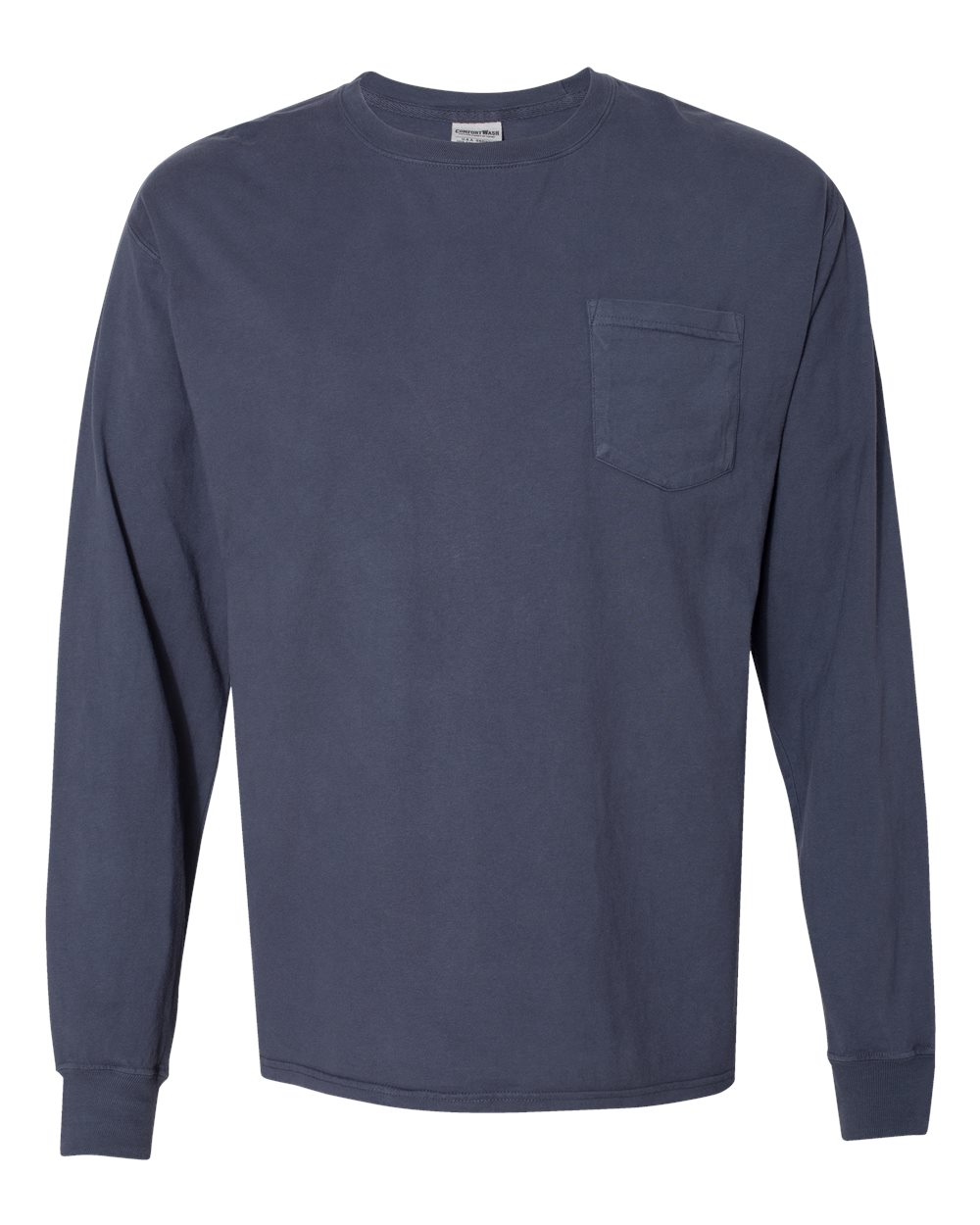 Hanes® Comfortwash™ Garment Dyed Long Sleeve T-Shirt w/Pocket
