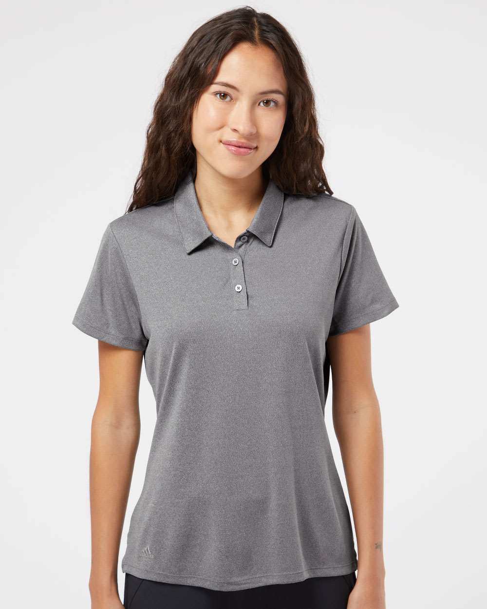Adidas Women's Heathered Polo Shirt