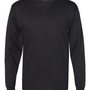 Hanes® Workwear Long Sleeve Pocket T-Shirt