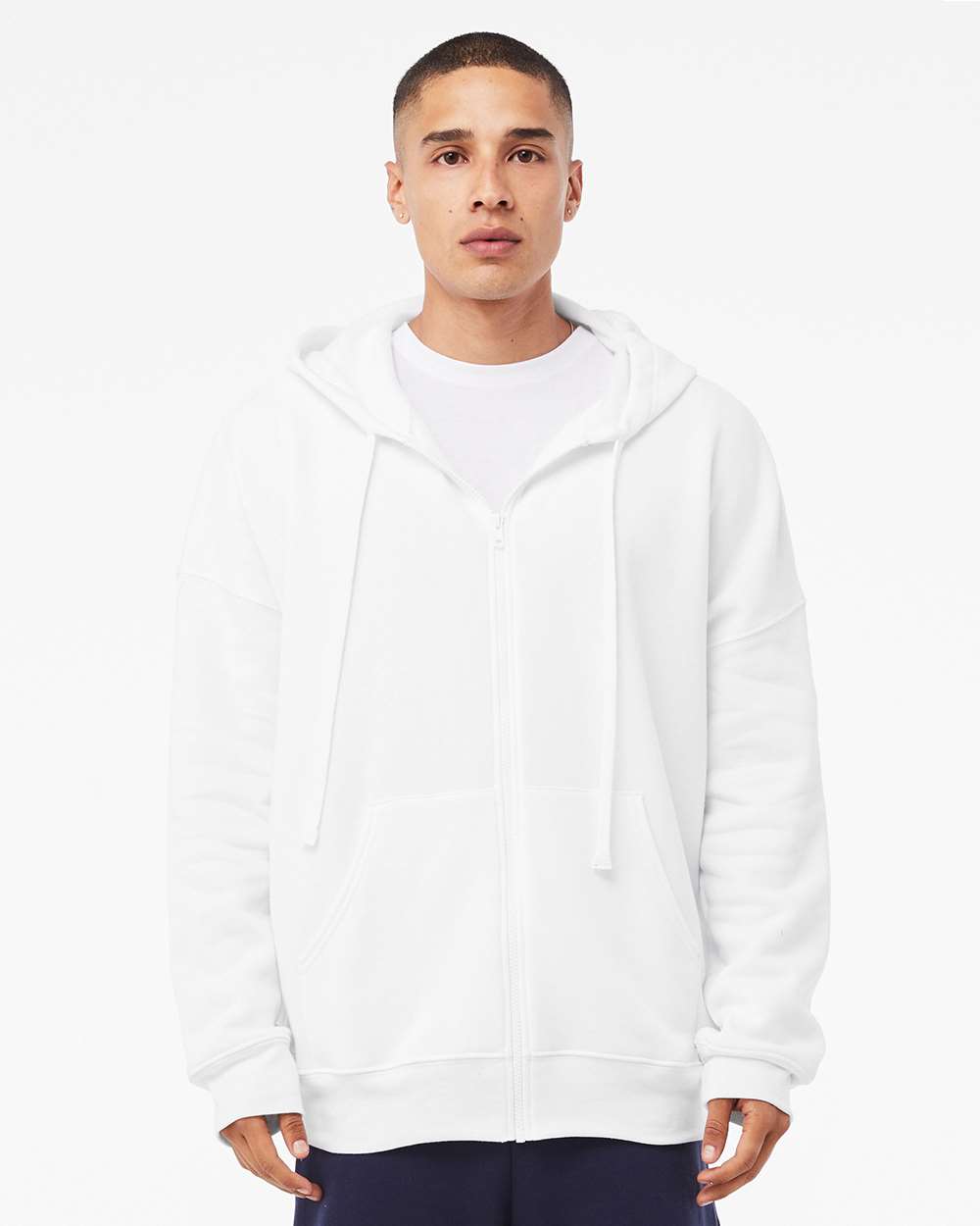 Bella+Canvas® Unisex Sponge Fleece DTM Full-Zip Hoodie