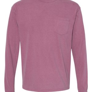 Comfort Colors® Garment-Dyed Heavyweight Long Sleeve Pocket T-Shirt