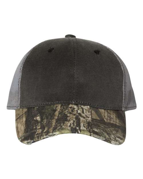 Outdoor Cap® Distressed Camo Mesh-Back Cap