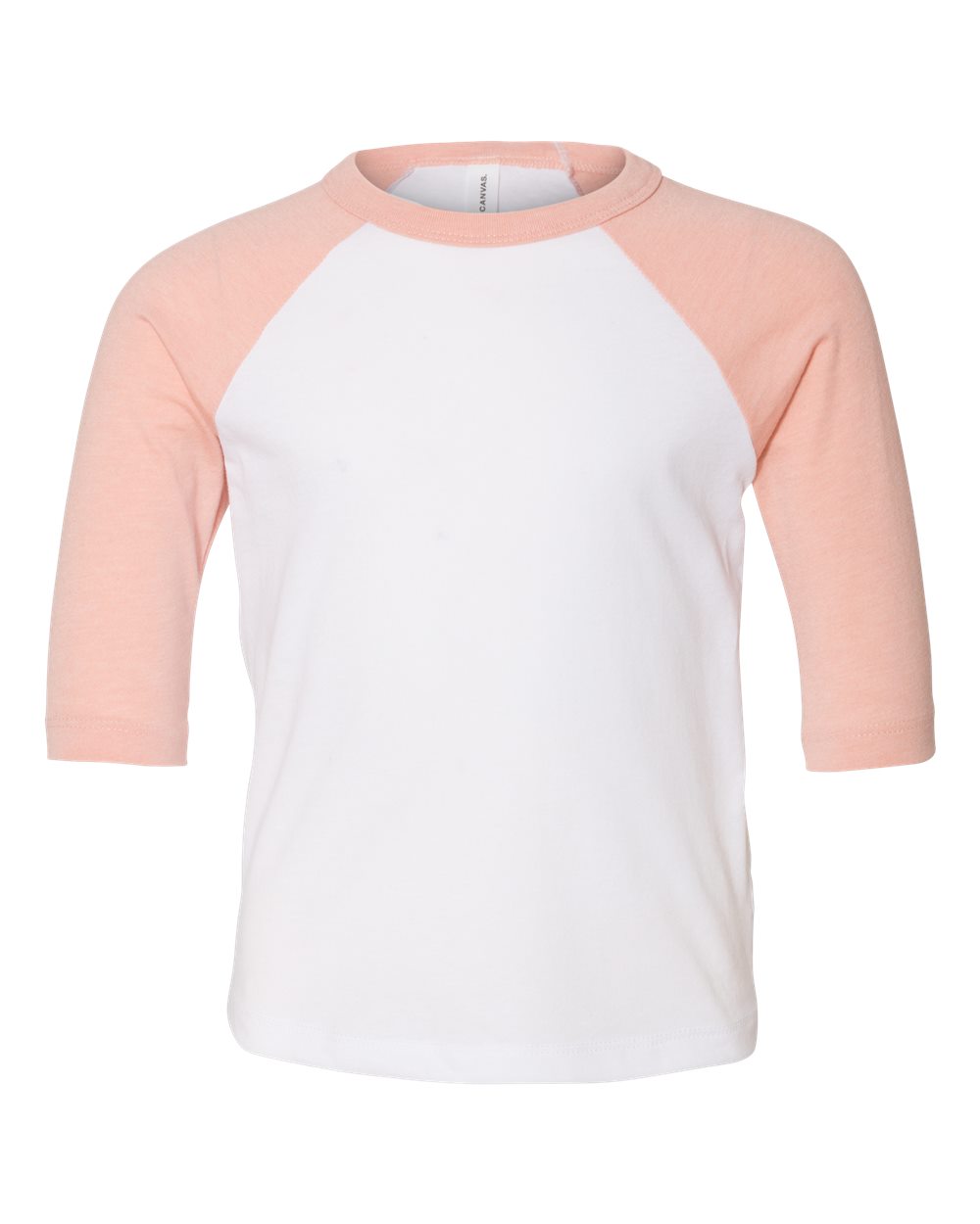 White/Heather Peach Orange Blank