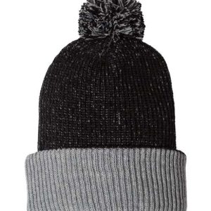 Sportsman™ 12" Knit Speckled Pom-Pom Beanie
