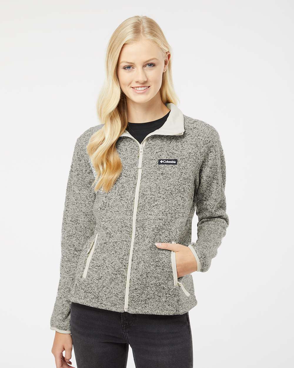 Chalk Heather Gray/Pink Blank