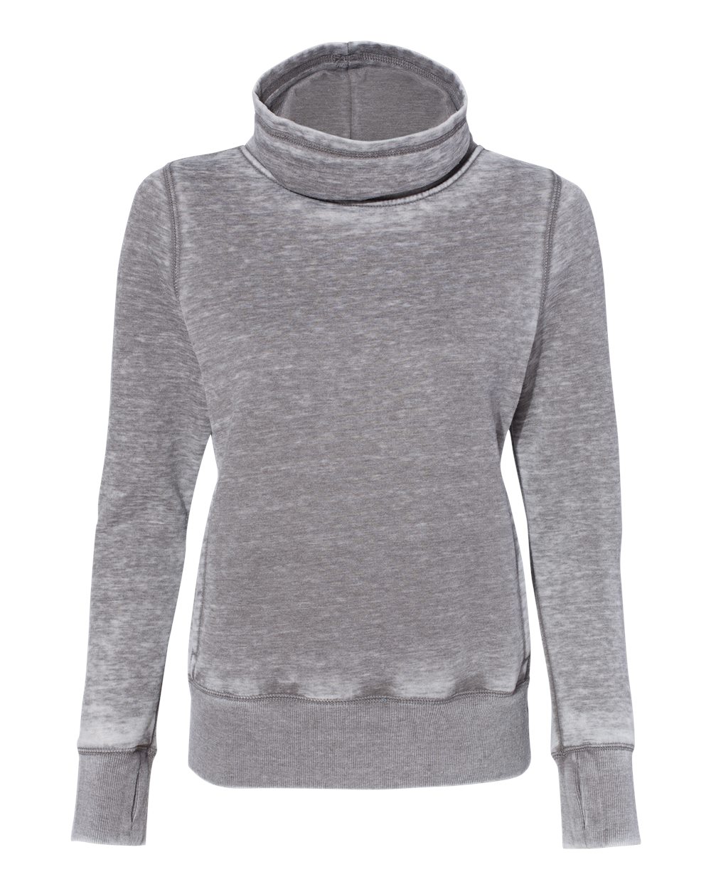 J. America Women's Zen Fleece Cowl Neck Sweatshirt