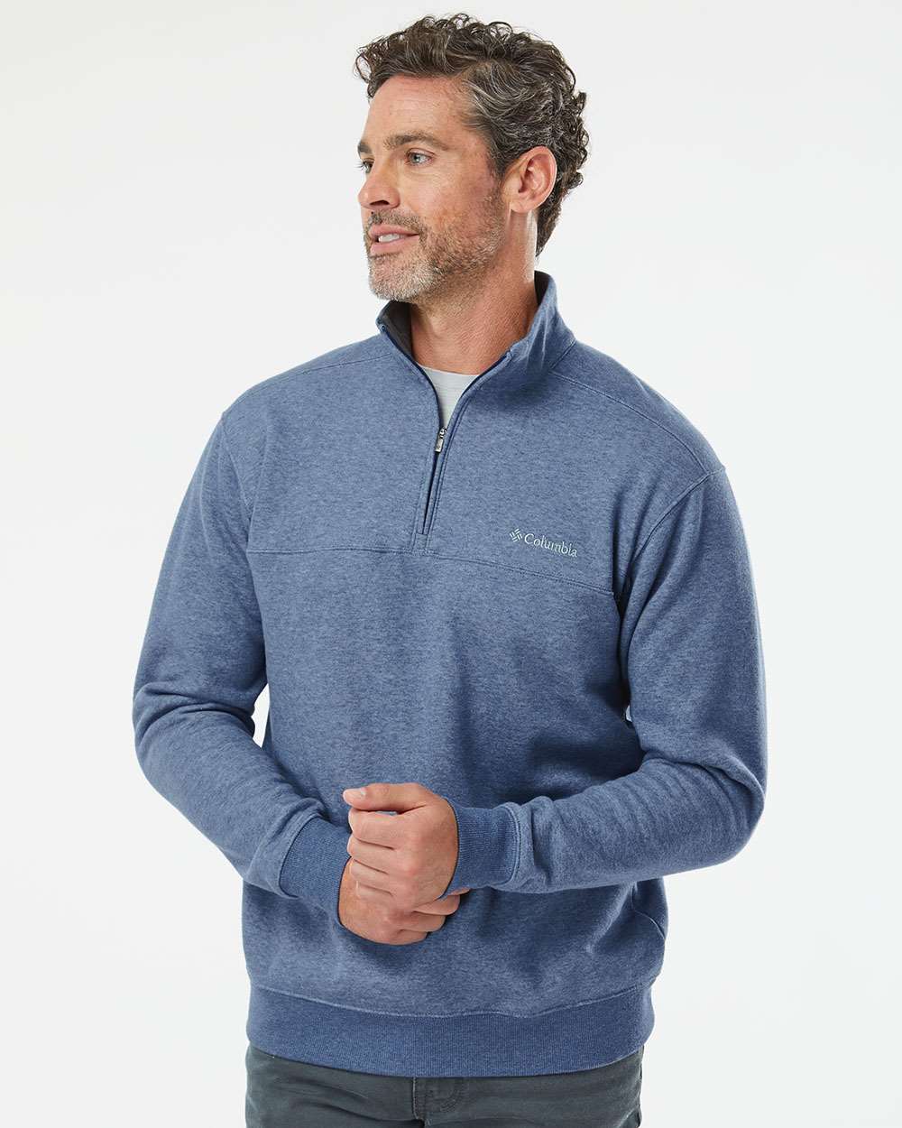 Cabron Blue Heather Logo Front
