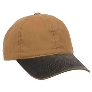 Outdoor Cap® Weathered Canvas Crown w/Contrast-Color Visor Cap
