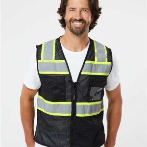 Kishigo® EV Series® Enhanced Visibility 3 Pocket Mesh Vest