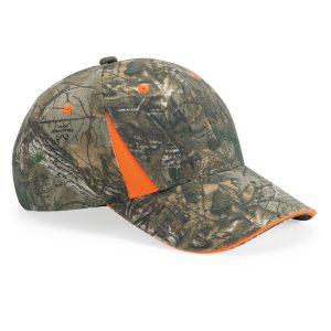 Outdoor Cap® Camouflage w/Hi-Vis Trim Cap