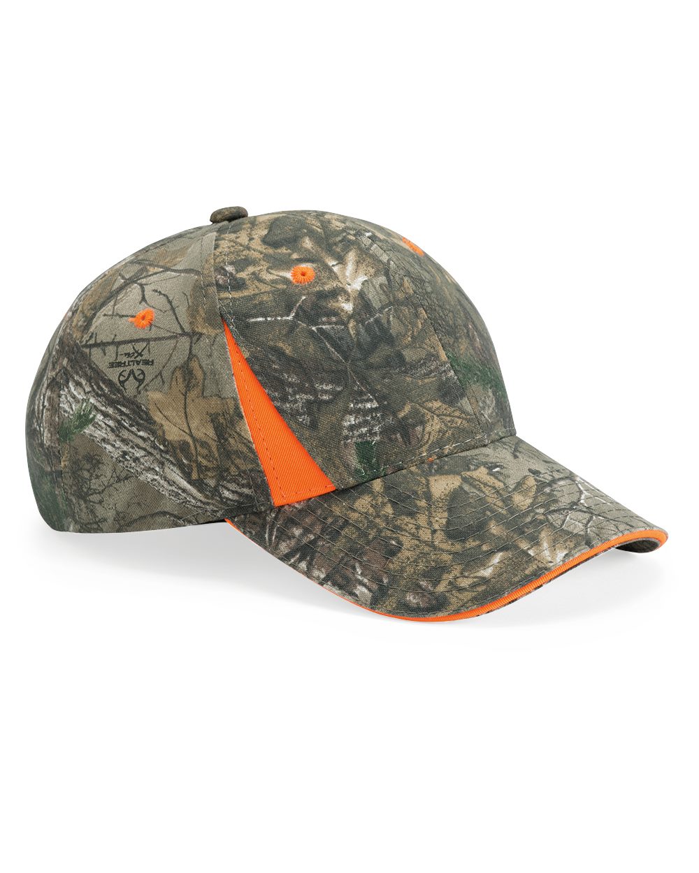 Outdoor Cap® Camouflage w/Hi-Vis Trim Cap