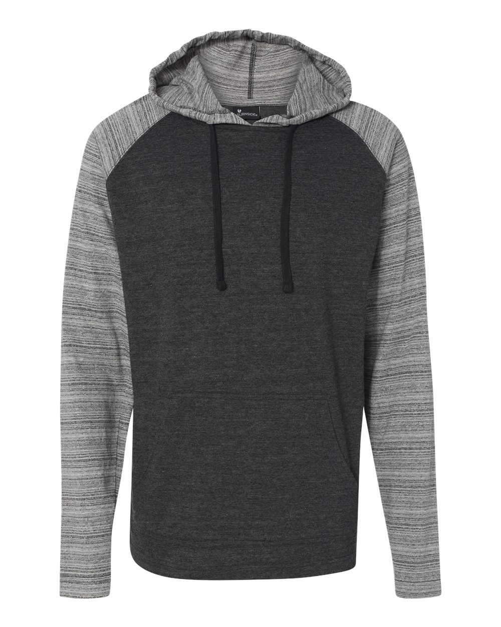 Burnside® Yarn-Dyed Hooded Raglan T-Shirt