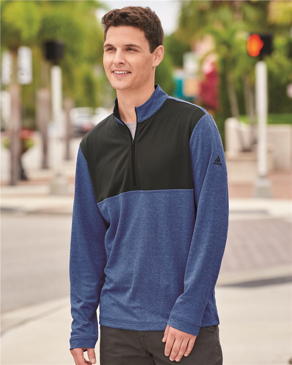 Adidas® Lightweight Quarter-Zip Pullover