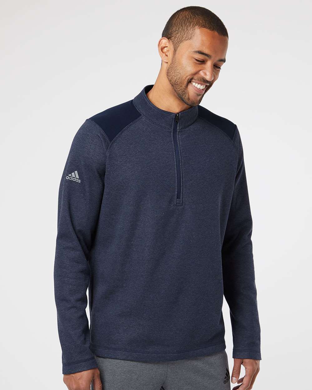 Collegiate Navy Heather Blank