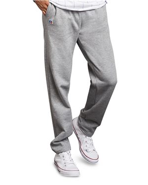 Russell Athletic Cotton Rich Open Bottom Sweatpants