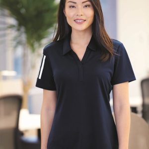 Adidas® Women's Floating 3-Stripes Polo