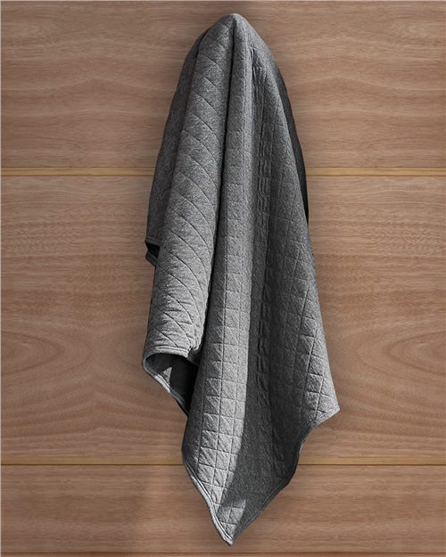 J. America Quilted Jersey Blanket