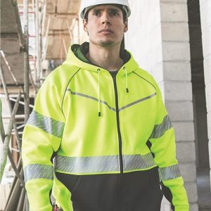 Kishigo Premium Black Series® Full-Zip Hooded Sweatshirt