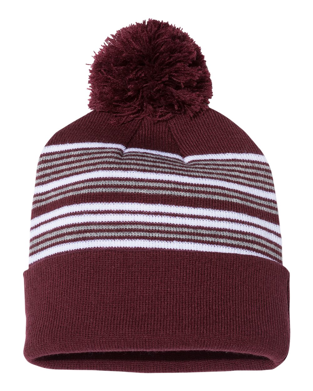 Maroon Red/White/Gray Blank