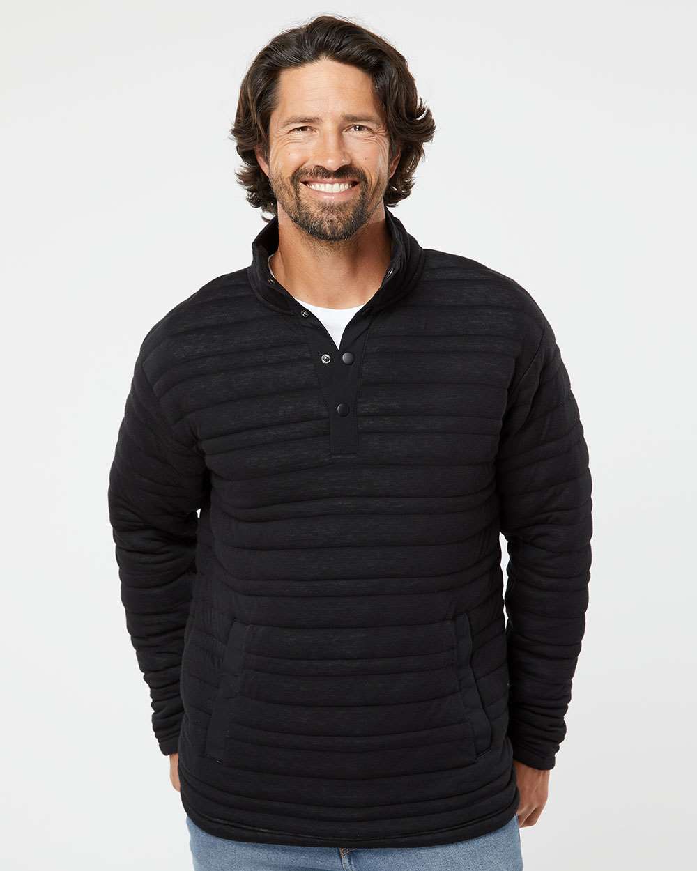 J. America Horizon Snap Pullover Jacket