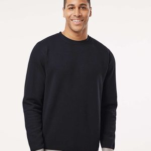 Lat Apparel Statement Fleece Crewneck Sweater