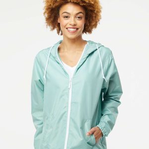 Independent Trading Co. Unisex Lightweight Windbreaker Full-Zip Jacket