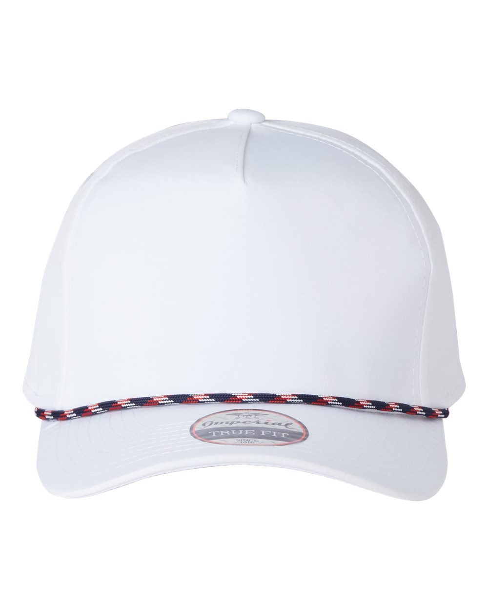 White/Navy Blue/Red Blank