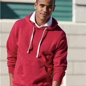 J. America Triblend Fleece Hooded Sweatshirt